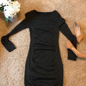 Express form fitting sweater dress